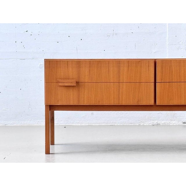 Mid-Century Modern Danish Teak Lowboard with Four Drawers, 1960s For Sale - Image 9 of 18