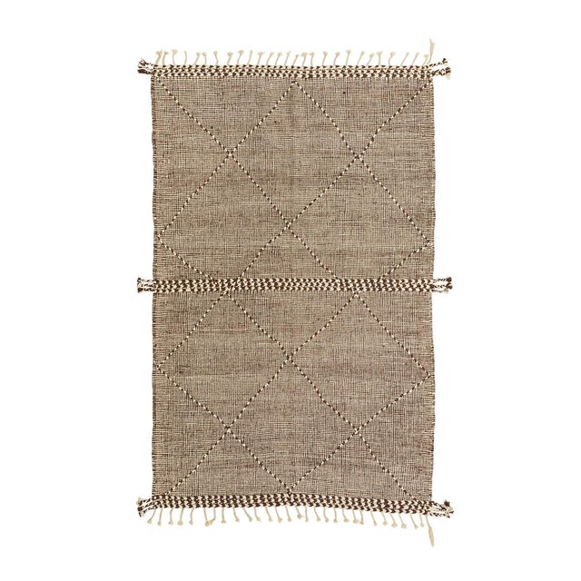 Moroccan Flatweave Wool Rug by Azele Studio For Sale - Image 10 of 10