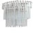 1960s Venini Style Murano Glass "Wedding Cake" Chandelier, Italy For Sale