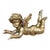 Italian Giltwood Cherub Sculpture For Sale