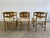 Danish Razorblade Dining Chairs by Henning Kjærnulf for E.G. Møbler, 1960s, Set of 6 For Sale - Image 6 of 11