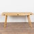 This rustic plank top console table with splay peg legs originally served as a work table. Note the top revealing...