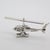 Vintage Italian Handmade Silver Helicopter Miniature, Tuscany, Arezzo, Italy, 1980s For Sale - Image 11 of 11
