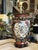 Vintage Black and Red Chinoiserie Style Table Lamp For Sale - Image 9 of 9