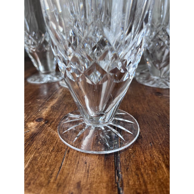 Late 20th Century Waterford Crystal Lismore Pattern Ice Tea Glasses - Set of 8 For Sale - Image 10 of 11