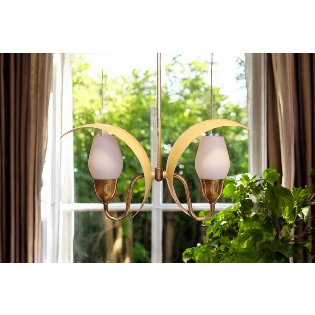 Mid-Century Modern Star Ceiling Lamp by Bent Karlby for Fog & Mørup, 1950s For Sale - Image 3 of 16