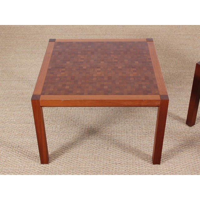 Teak Coffee Tables by Rolf Middelboe & Gorm Lindum for Traenekaer, 1974, Set of 2 For Sale - Image 4 of 12
