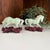 Pair of Jade carved horses on custom wooden bases. Jade carvings have been a significant part of Chinese art and culture...