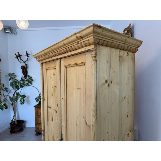 Wood Gründerzeit Farmhouse Cupboard in Softwood For Sale - Image 7 of 12