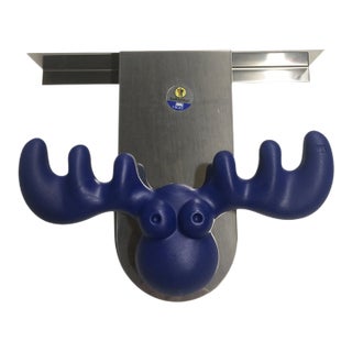 SKS Fun & Fantasy Collection "Elk" BLUE Overdoor Wardrobe Hook #67019 For Sale