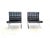 Mid-Century Modern Leather Barcelona Chairs by Ludwig Mies van der Rohe for Knoll Inc., Set of 2 For Sale - Image 3 of 17