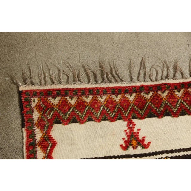 1960s Moroccan Vintage Authentic Rug For Sale - Image 9 of 10