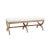 Contemporary Matthew Izzo Home Xanadu Bench - Neo-Classical Natural Rope Bench With White Performance Linen Cushion For Sale - Image 3 of 8