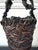 Antique Japanese Smoke Bamboo Basket with Wisteria Root Handle Meiji Period For Sale - Image 4 of 16