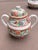 Ceramic Vintage Chinese Export Famille Rose Medallion Canton Porcelain Tea Service | 11 Piece Hand-Painted Teapot Set With Cups, Creamer & Covered Bowls For Sale - Image 7 of 12