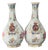 Early 20th Century Pair Famille Rose Armorial Porcelain Vases by Samson of Paris For Sale