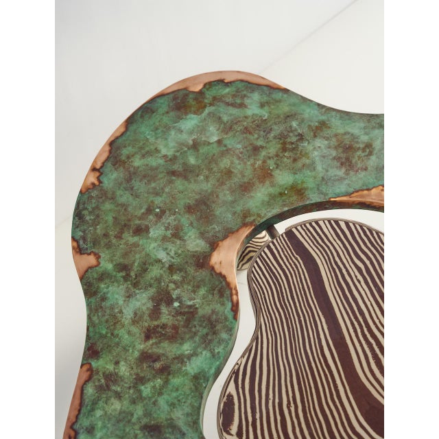 Contemporary Ceramic and Bronze Nimbo Coffee Table by Henry Holland Studio For Sale - Image 3 of 7
