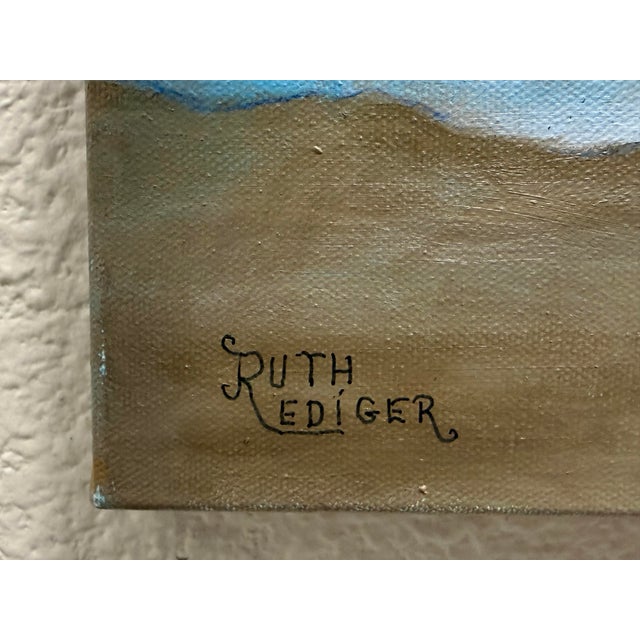Ruth Rediger "Wavey Waves" Oil Painting, Signed For Sale - Image 11 of 12