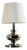 Vintage Chrome Table Lamp, 1970s For Sale