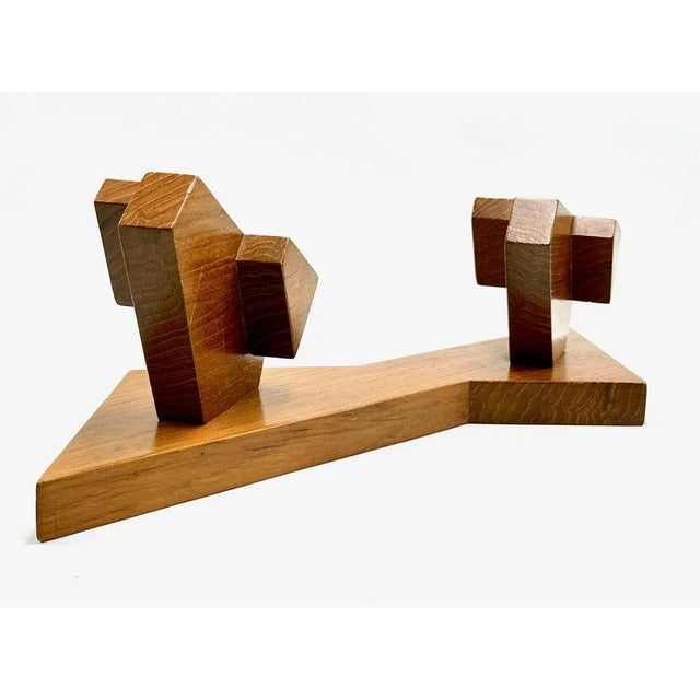 Mid-Century Modern Teak Birds Sculpture with Candleholder, 1960s For Sale - Image 9 of 11