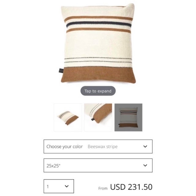 Restoration Hardware Pair of Luxury Libeco Belgian Linen & Wool 27” Euro Pillows With Rh Inserts For Sale - Image 4 of 9
