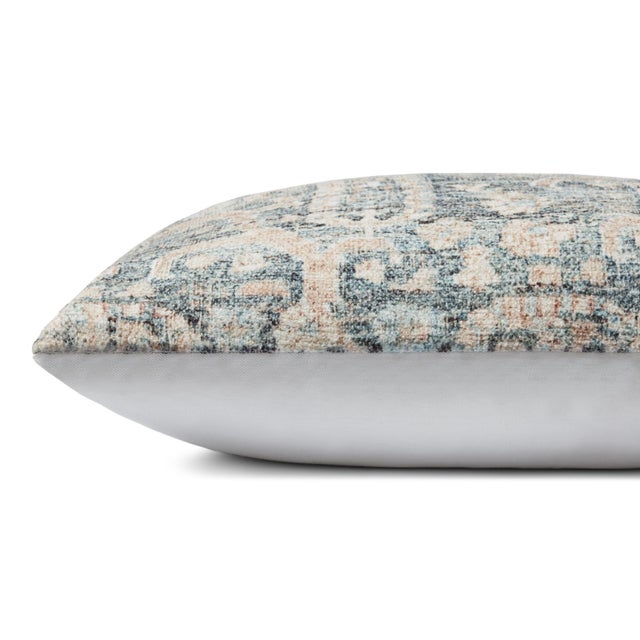Contemporary Amber Lewis x Loloi Humboldt Ocean / Clay 13" x 21" Cover with Poly Pillow For Sale - Image 3 of 3