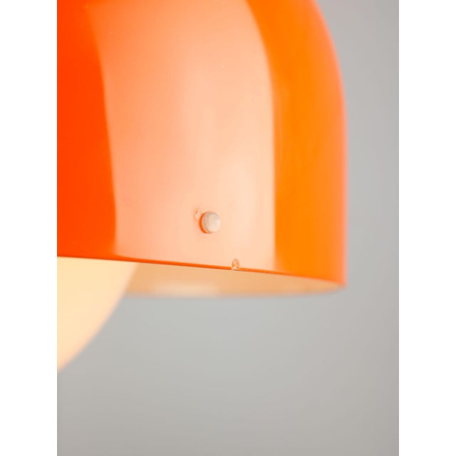 Big Space Age Pendant in in Orange from Guzzini, 1970s For Sale - Image 14 of 18
