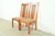 Mission Stickley Arts & Crafts Cherry Wood High Back Spindle Side Chairs or Dining Chairs, Pair For Sale - Image 3 of 14