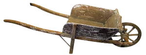 Antique French Child's Wheelbarrow