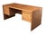 1960s Scandinavian Modern Teak Executive Desk With Floating Pedestal Design For Sale - Image 10 of 17