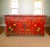 Mid 19th Century Antique Chinese Painted Red Lacquer Wedding Chest Sideboard For Sale - Image 11 of 11