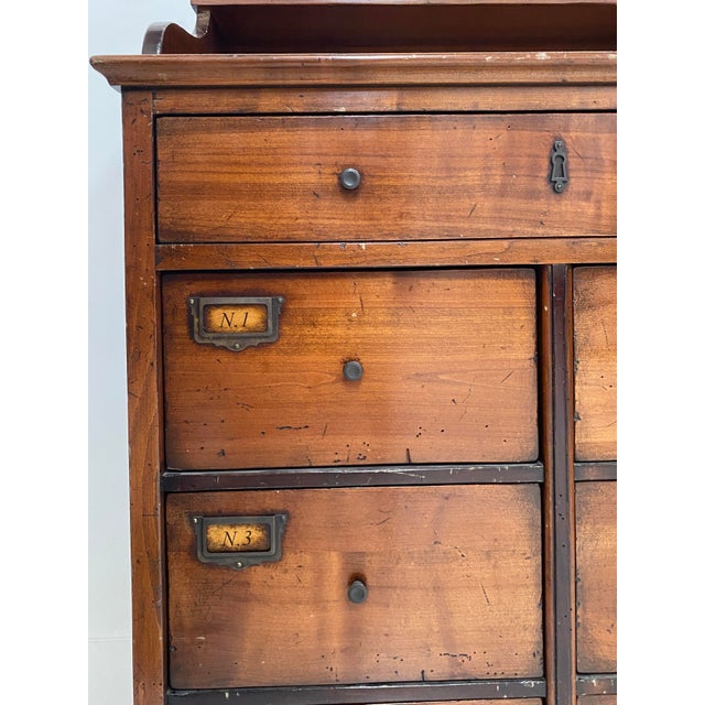 English Style Chest of Drawers in Walnut, 1900s For Sale - Image 5 of 10