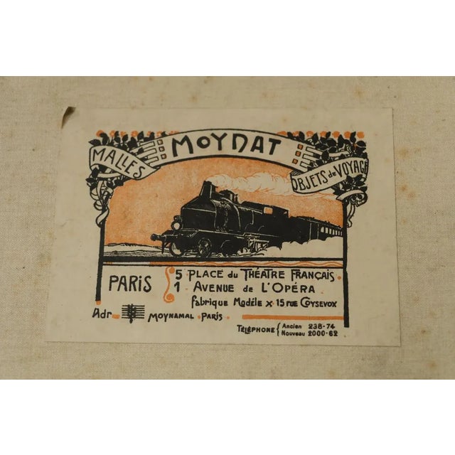 Chest of Drawers Trunk from Moynat, in Good conditions. Designed 1890 to 1919 This piece has an attribution mark, I am...