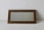 Late 20th Century Mid-Century Italian Style Antiqued Gold Brass Finish Bubble Frame Rectangular Wall Mirror For Sale - Image 5 of 14