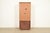 Henredon Style Mid-Century Modern Hollywood Regency Campaign Burled Walnut Bookcase With Drop Front Secretary Desk, Circa 1970s For Sale - Image 14 of 15