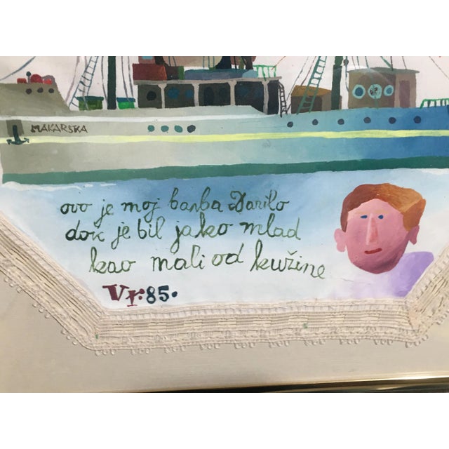 Textile 1985 Vjekoslav Vojo Radoičić Hotel Imperial Dubrovnik Ragusa Croatia For Sale - Image 7 of 8