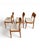 Niels Koefoed Danish Modern Dining Chairs in Teak by Niels Koefoed for Koefoeds Hornslet Møbelfabrik A/S, Denmark, 1970s, Set of 4 For Sale - Image 4 of 18