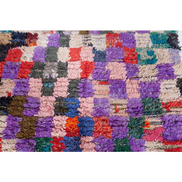 Mid-Century Modern Doris Leslie Blau Vintage Moroccan Rug - Multi-Geometric Abstract Design For Sale - Image 3 of 9