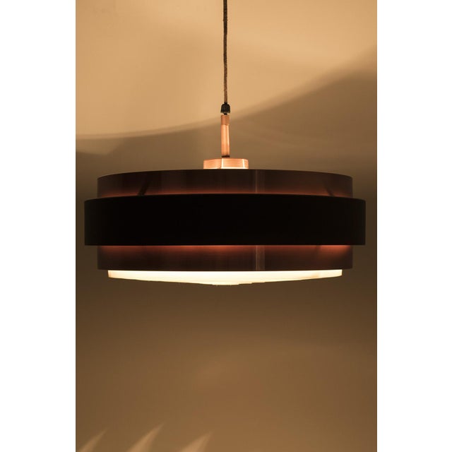 Vintage Metal Pendant Light For Sale - Image 4 of 14