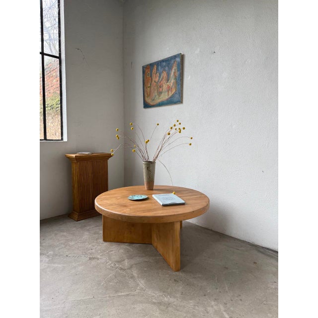 Modernist Elm Coffee Table, 1950s For Sale - Image 12 of 18