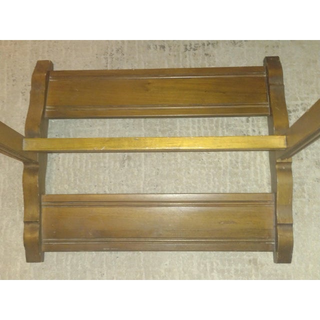 Mid 20th Century Butler Brand 973 Wood Valet Stand For Sale - Image 4 of 6