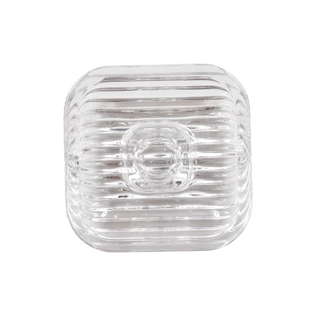 Late 20th Century Villeroy & Boch Lead Crystal Quadra Candle Holders - Set of 4 For Sale - Image 5 of 7