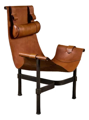Jean-Paul Rykaert Leather Sling Chair