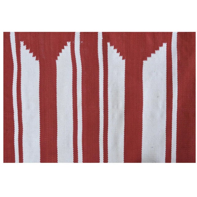 Boho Chic Zuri Rug, 9x12, Brick Red For Sale - Image 3 of 5