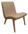 Lounge Chair with Flax Webbing and Clear Maple Finish by Jens Risom for Knoll Inc. For Sale