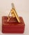 Cartier Tank Desk Clock Two-Tone Gold and Steel For Sale In Palm Springs - Image 6 of 14