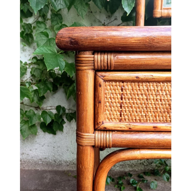 1960s Rattan Dressing Table, 1960s For Sale - Image 5 of 9