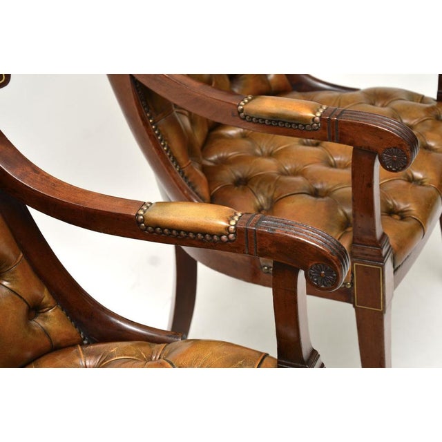 Antique Regency Armchairs, 1815, Set of 2 For Sale - Image 15 of 16