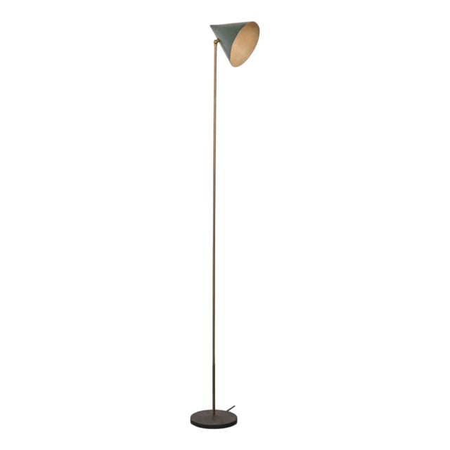 Imbuto Floor Lamp Cone Adjustable by Luigi Caccia Dominioni for Azucena, 1950s For Sale