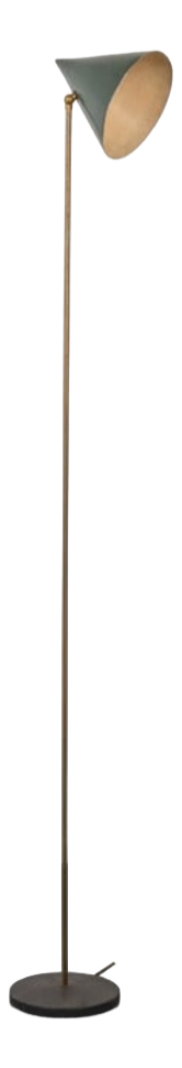 Imbuto Floor Lamp Cone Adjustable by Luigi Caccia Dominioni for Azucena, 1950s